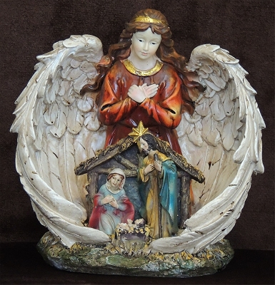 Angel with Holy Family