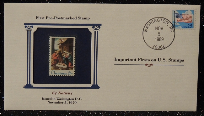 Postage Stamp Nativity