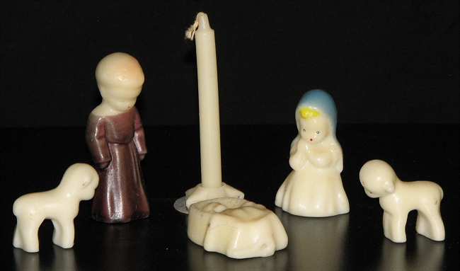 Gurley Nativity Candles