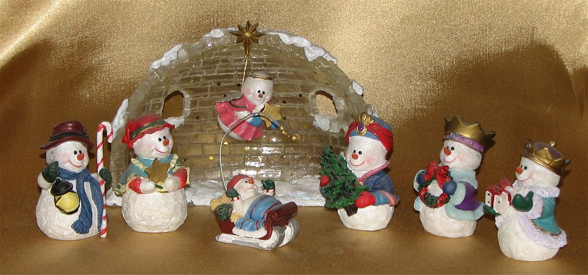 Snowman Nativity