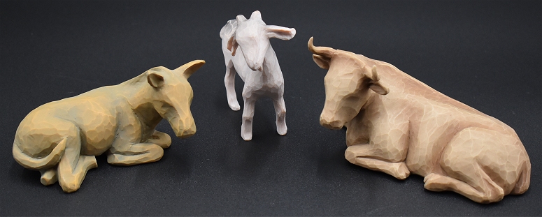 Donkey, Goat, & Ox