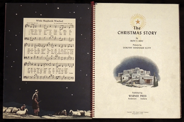 The Christmas Story - Inside Front Cover and Title Page
