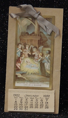 1922 Nativity Calendar