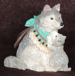 Friends of the Feather Nativity - Wise Wolf