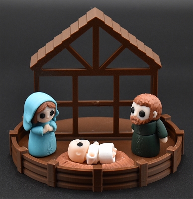 3D Printed Nativity