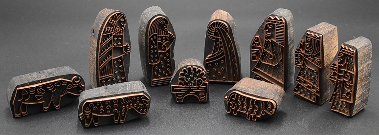 Batik Block Nativity