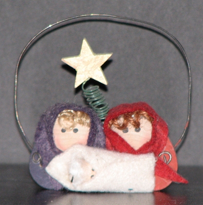 Wood & Felt Ornament