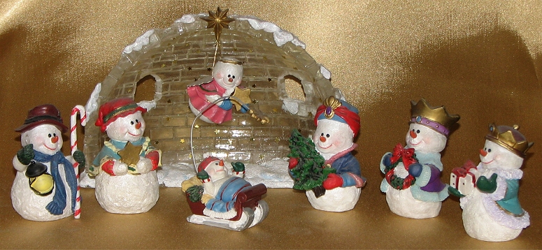 Snowman Nativity