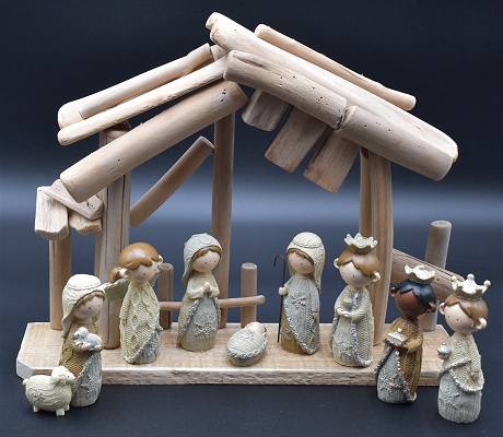 Faux Knit Nativity