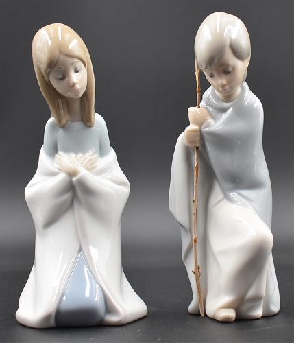 Lladro Nativity - Mary & Joseph