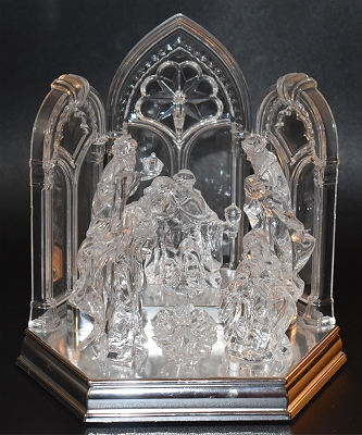Acrylic LED Nativity