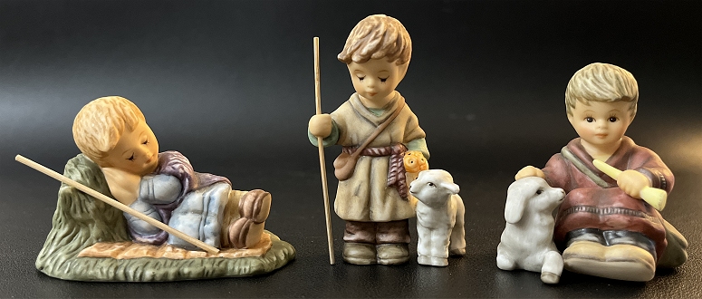 Sleeping Shepherd, Standing Shepherd, & Sitting Shepherd